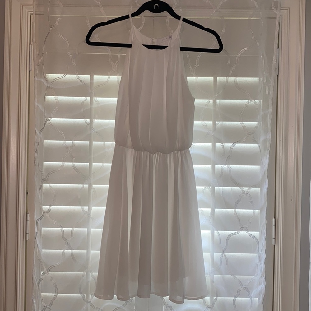 Flowy white dress
